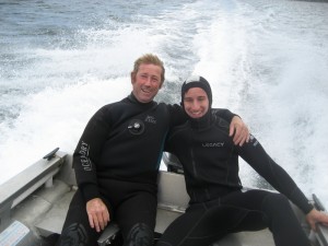 Rok in Jason po potapljanju